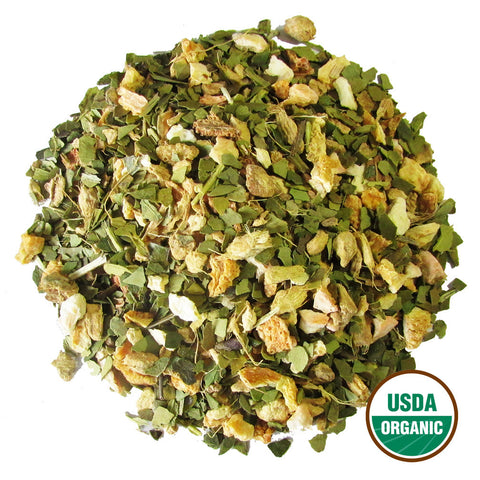 Organic Loose Leaf Yerba Mate with Lemon Peel and Ginger Root