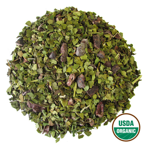 Organic Loose Leaf Yerba Mate with Spearmint and Cacao Nibs