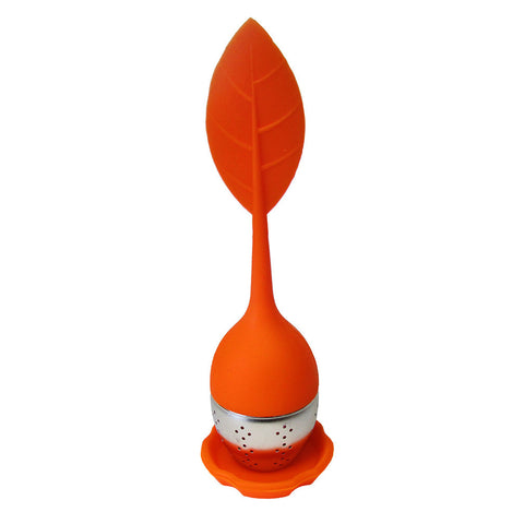 Steeping Silicone Leaf Orange