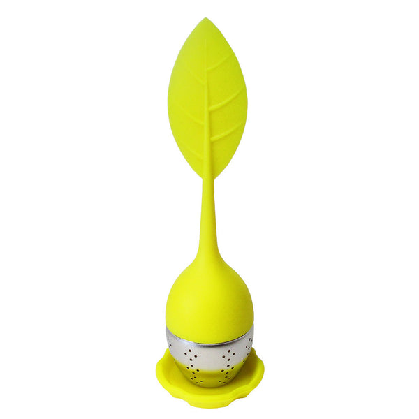 Steeping Silicone Leaf Yellow